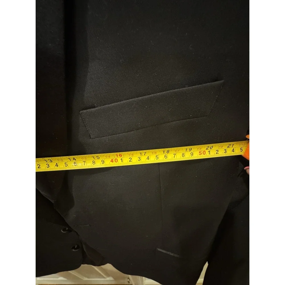 Lauren‎ Ralph Lauren Men's 100% Wool Blazer 50L Black Made in Canada